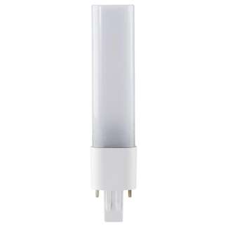 5.5 Watt - 500 Lumens 3000K - PLS LED Horizontal - GX23 Base On Ballast or Direct Wire Satco Lighting