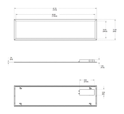 EZPAN1X4-17YN/D10 Dimensions