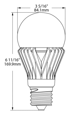 A23-24-EX39-840-ND 120-277V Dimensions