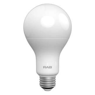 17 Watt - 1,600 Lumens 3000K - A21 LED 90 CRI - Dimmable RAB Lighting