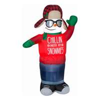 Airblown Inflatable &quot;Chillin With My Snowmies&quot; Inflatable Yard Decoration
