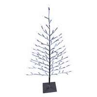 42&quot; Pure White LED Flat Stick Snow Covered Tree