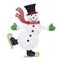 54&quot; Skating Snowman 70 Twinkle Effect LED Lights