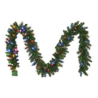 9&#39;x10&#39; Multi-Colored Battery Operated Garland