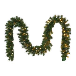 9&#39;x10&#39; Warm White Battery Operated Garland
