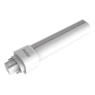 9 Watt - 1,000 Lumens 2700K - PLC LED Horizontal - G24q Base Works on Ballast - Glass RAB Lighting