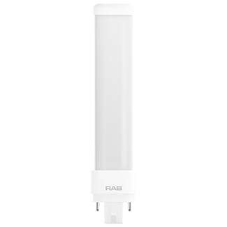 9.5 Watt - 1,050 Lumens 3000K-4000K - PLC LED Horizontal - G24q Base Works on Ballast RAB Lighting