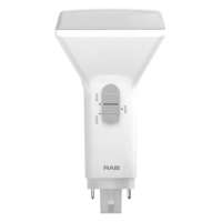9.5W - 1,100-1,150 Lumens 3000K-4000K - PLC LED Vertical - G24q Base Works on Ballast RAB Lighting