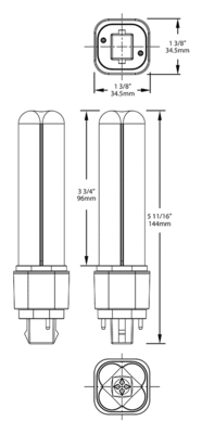 PLC-7-O-840-HYB Dimensions