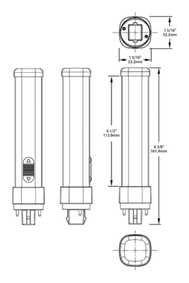 PLC-8.5-H-8FA-HYB Dimensions