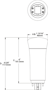 PLC-9-H-850-DIR Dimensions