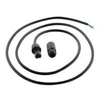 Black Finish IP68 Rated Connector 5.5 Foot Whip For UFO LED High Bays Nuvo Lighting