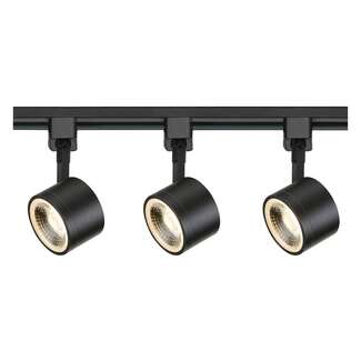 LED Track Kit - 3000K 36 Watt - 3,000 Lumens 36 Degree - Dimmable Black Nuvo Lighting
