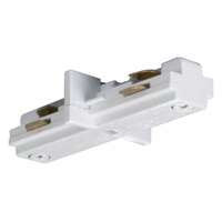 White Mini Straight Track Connector Nuvo Lighting