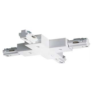 White X-Track Connector Nuvo Lighting