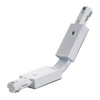 White Flexible Track Connector Nuvo Lighting
