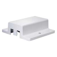 White Floating Canopy Track Power Feed Nuvo Lighting
