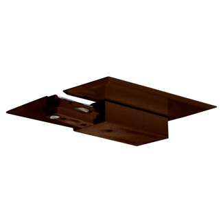 Brown Live End and Canopy Track Power Feed Nuvo Lighting