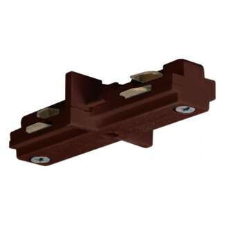 Brown Mini Straight Track Connector Nuvo Lighting