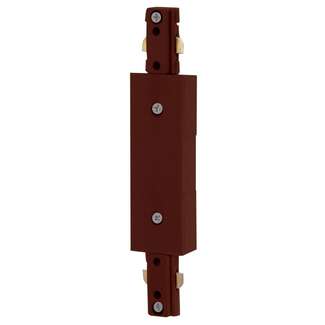 Brown Inline Track Connector Nuvo Lighting
