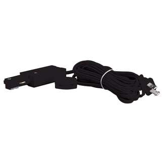 Black Live End Cord Kit Track Power Feed Nuvo Lighting