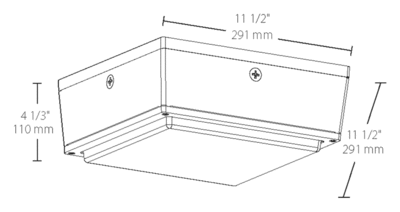 VANLED20Y Dimensions