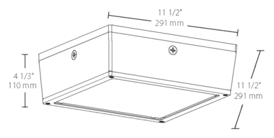 VANLED20NF Dimensions