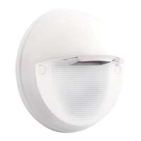 5 Watt - 213 Lumens 5000K - LED - 100-240V 5" White Round Steplight RAB Lighting
