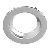 4" - Brushed Nickel Smooth Trim For LED Retrofit RAB Lighting