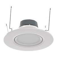 6" - LED - 2700K-5000K 10 Watt - 900 Lumens Dimmable - Wet Rated Retrofit - Medium Base Gimbal RAB Lighting