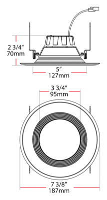 R6R119FA120WB Dimensions