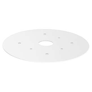 White Flat Cover for Junction-box Installations RAB Lighting