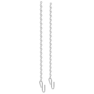 1 Pair of Suspension "S" Hook and 9 1/2" Chain RAB Lighting