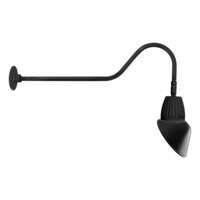 26 Watt - 1,319 Lumens 4000K - LED - 100-277V 11" Angled Cone Shade Bronze - Flood Reflector RAB Lighting