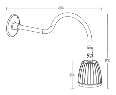 GN1LED13NB Dimensions