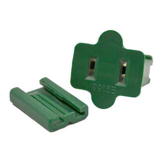 Green Female Slide Plugs 25 Pack