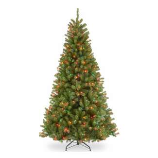 7.5&#39; North Valley Spruce Artificial Tree Multi - 550 LED Lights