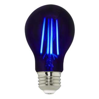 6.5 Watt - 110 Lumens A19 LED - Non-Dimmable Black Light Bulb (BLB) Satco Lighting