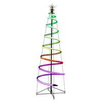 6&#39; Spiral Video Neon Flex Tree 1000 Color Combinations