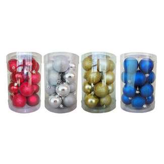 8 Ct. 3.15&quot; Shatterproof Ornament Assortment Lime Glitter