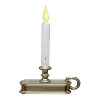 Pewter Traditional LED Deluxe Battery Operated Candle