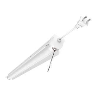34 Watt - 3,000 Lumens 4000K - LED - 120V 3ft Shop Light Fixture On/Off Pull Chain - 5ft Cord Nuvo Lighting