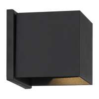 4.75" - 1 LED - 3000K 5 Watt - 240 Lumens Wet Rated - 120V Square Black Finish Nuvo Lighting