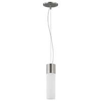 3&quot; - 1 Light - 60W Max Brushed Nickel Finish White Glass Nuvo Lighting