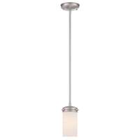 5&quot; - 1 Light - 60W Max Brushed Nickel Finish Satin Frosted Glass Nuvo Lighting