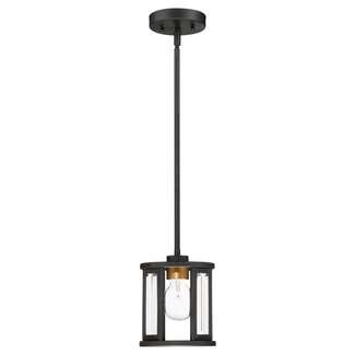 6.5&quot; - 1 Light - 60W Max Midnight Bronze Finish Clear Beveled Glass Nuvo Lighting