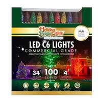 100 Light Set Multi - C6 LED Commercial Grade