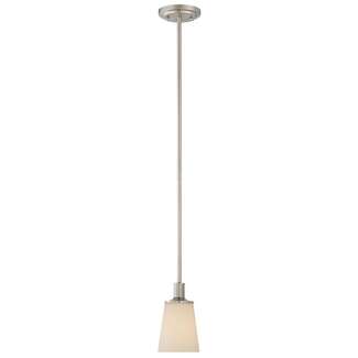 5&quot; - 1 Light - 100W Max Brushed Nickel Finish White Glass Nuvo Lighting