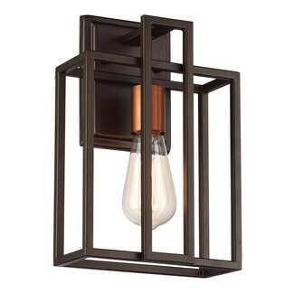 8" - 1 Light - 60W Max Forest Bronze Finish with Copper Accents Nuvo Lighting