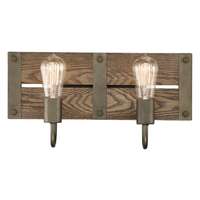 16&quot; - 2 Light - 60W Max Aged Wood Bronze Finish Nuvo Lighting